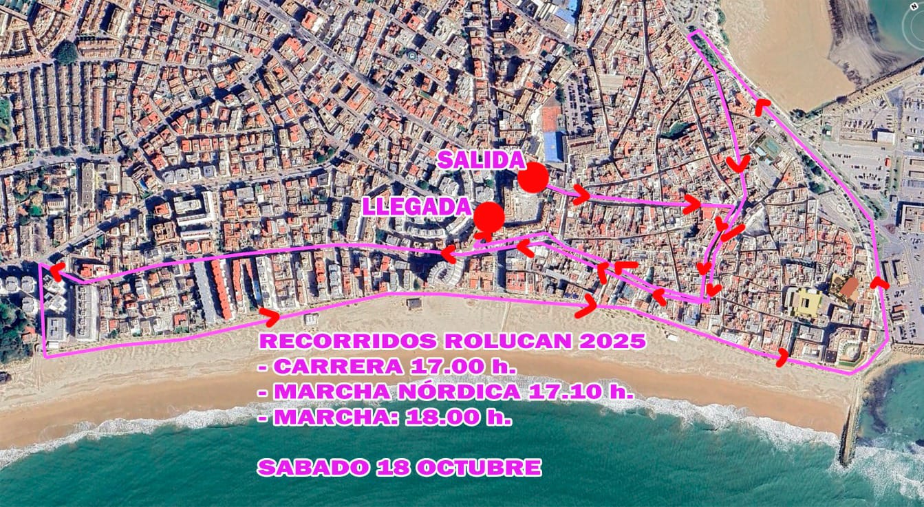 Recorrido de la IX Carrera Solidaria Contra El Cáncer de Mama