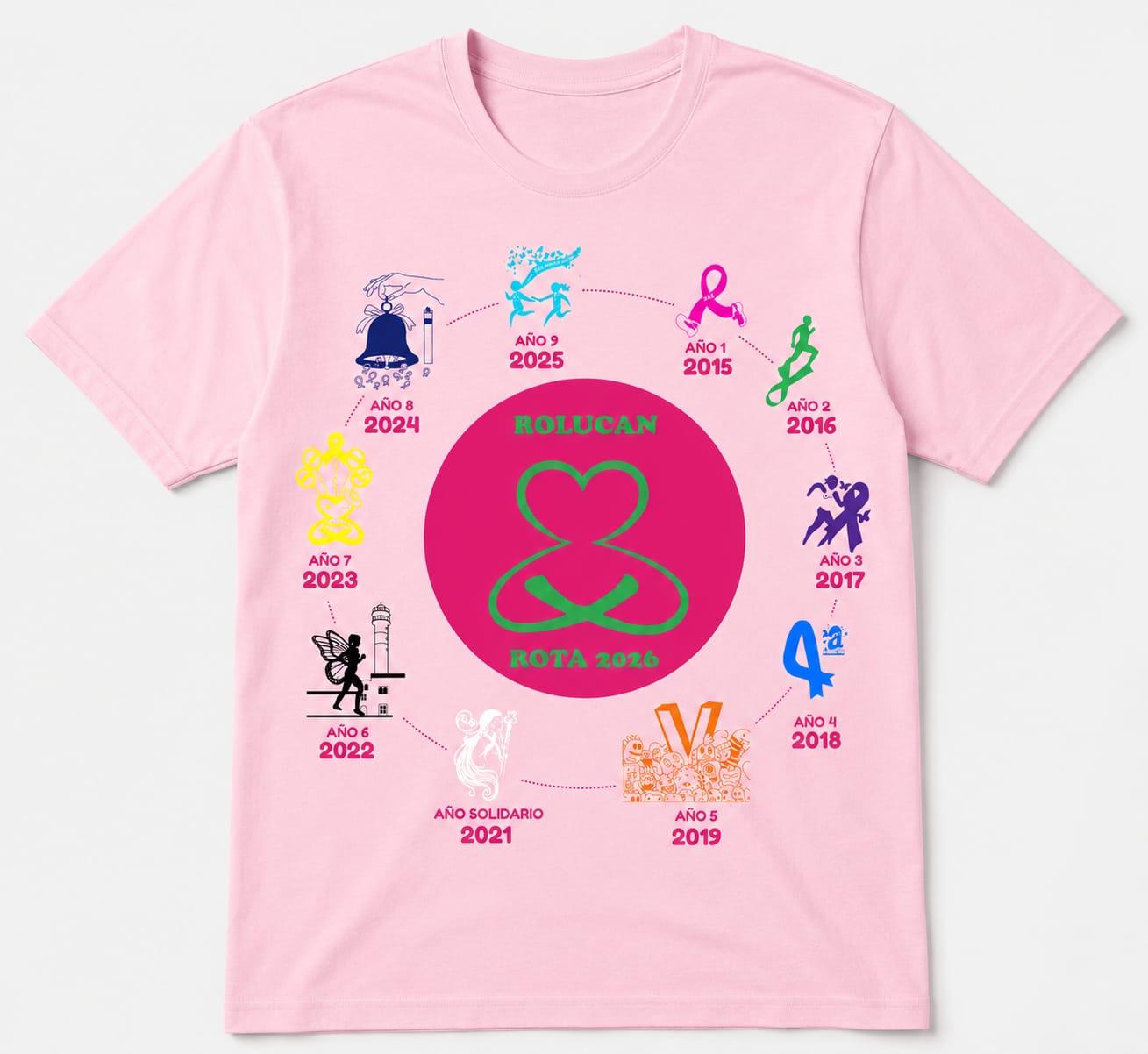 Camiseta de la X Marcha Solidaria Contra El Cáncer de Mama