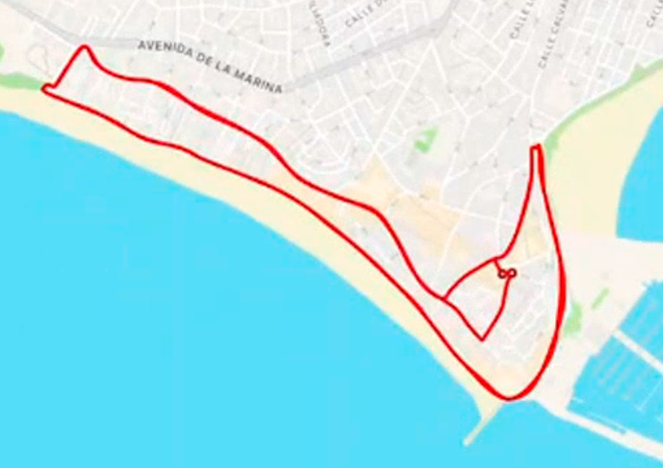 Recorrido de la X Carrera Solidaria Contra El Cáncer de Mama