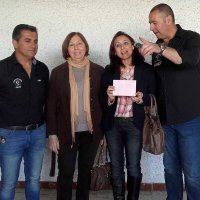 Acto de donación por parte del Motoclub Roteño
